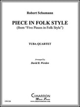 PIECE IN FOLK STYLE 2 Euphonium 2 Tuba QUARTET P.O.D. cover